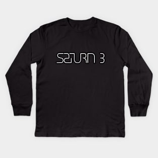 Saturn 3 (1980) Title Logo Kids Long Sleeve T-Shirt